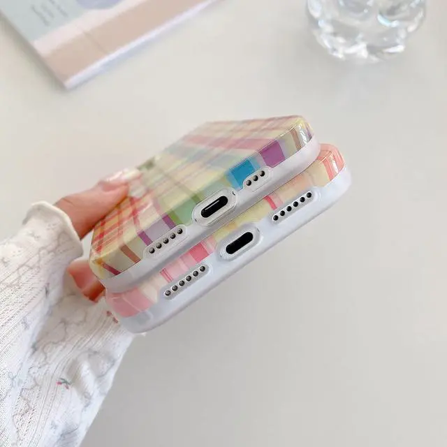 Alt view image 6 of 7 - Colorful Stripe Pattern Phone Protective Case,for iPhone 15 Pro(6.1)