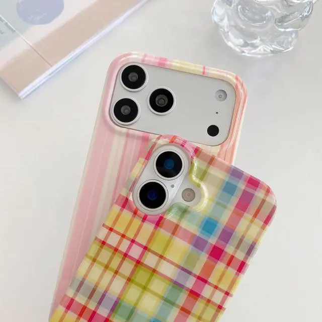 Alt view image 7 of 7 - Colorful Stripe Pattern Phone Protective Case,for iPhone 15 Pro(6.1)