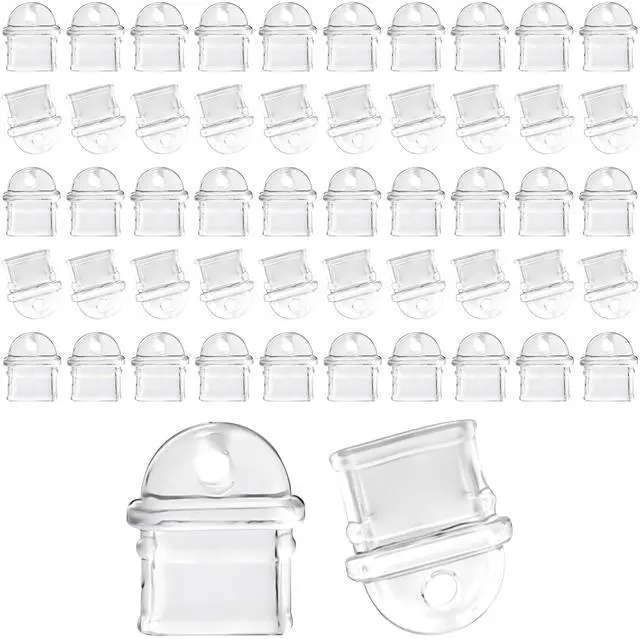 Main image of 50PCS White Anti Dust Silicone Type C Charging Port, Universal Anti Dust Plug Set, Clear Dust Plug Cover & Portable Charging Port Protector for Phones, Laptops & Tablets