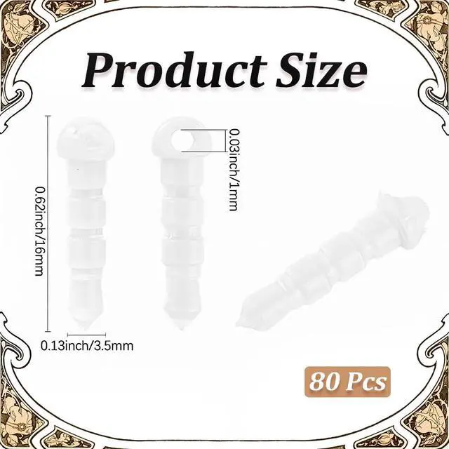 Alt view image 2 of 7 - 1 Box 80Pcs Cell Phone Dust Plug Charm Earphone Dust Plugs Universal 3.5mm Headphone Jack Cover Caps Stoppers Protectors with Hole for Mobile Earphone Smartphone Laptop Tablet Computer
