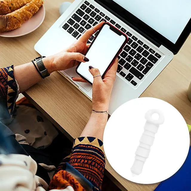 Alt view image 5 of 7 - 1 Box 80Pcs Cell Phone Dust Plug Charm Earphone Dust Plugs Universal 3.5mm Headphone Jack Cover Caps Stoppers Protectors with Hole for Mobile Earphone Smartphone Laptop Tablet Computer