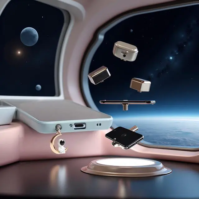 Alt view image 2 of 7 - Gold Cute Astronaut Dust Plug Charm Cute Charge Port Anti Dust Plug USB Type C Plug for Earphone Jack Stopper Cap Penda X5m2, Cell Phone Anti-Dust Plugs, Maintenance, Upkeep and Repairs