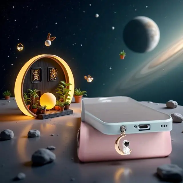 Alt view image 4 of 7 - Gold Cute Astronaut Dust Plug Charm Cute Charge Port Anti Dust Plug USB Type C Plug for Earphone Jack Stopper Cap Penda X5m2, Cell Phone Anti-Dust Plugs, Maintenance, Upkeep and Repairs