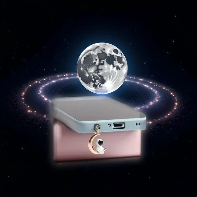 Alt view image 6 of 7 - Gold Cute Astronaut Dust Plug Charm Cute Charge Port Anti Dust Plug USB Type C Plug for Earphone Jack Stopper Cap Penda X5m2, Cell Phone Anti-Dust Plugs, Maintenance, Upkeep and Repairs