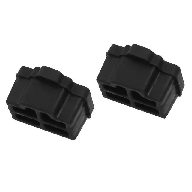 Alt view image 4 of 5 - 24 PCS RJ45 Dust Covers - Silicone Ethernet Hub Port RJ45 Plugs Protector Stopper Caps - Port Protector for Hub, TV, Computer - Black