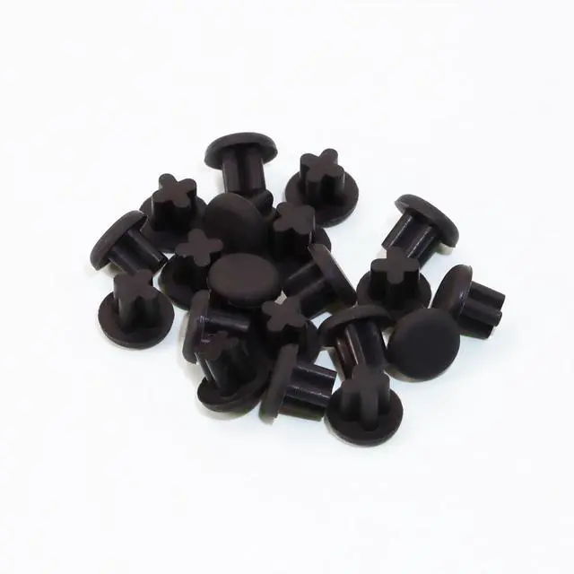 Alt view image 3 of 3 - 3.5mm Rubber Dust Plugs Caps Protector Anti-Dust Headphone Jack Dust Plugs Cover for Earphone Mobile Phone Laptop Desktop Computer, 20PCS (Black)