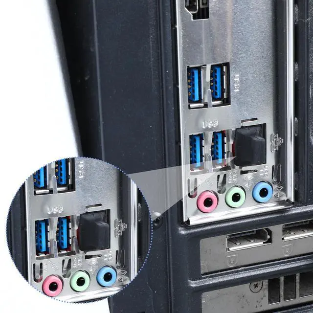 Alt view image 5 of 7 - Rj45 Dust Covers Caps, 10 Male + 10 Female Ethernet Port Cover Ethernet Lan Port Protector Rj45 Anti-Dust Cover Plugs Protector Stopper Cap for Fiber Optic Copper Rj45female Fiber Terminal Slot, Black