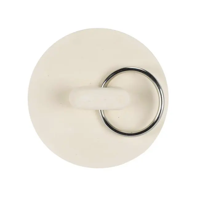Alt view image 6 of 7 - 1-1/2 inch Rubber Drain Stopper, White, Carded, 80227
