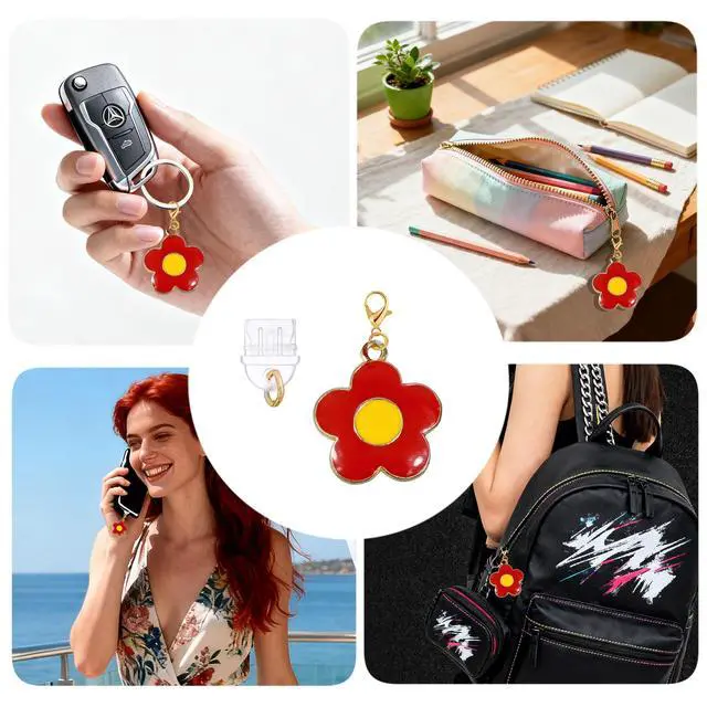 Alt view image 4 of 5 - 6 Pcs Cute Dust Plug Charms for Phone & Kindle, Type-C Charging Port Accessories with Butterfly, Star, Moon and Flower Designs, Anti-Dust Decorative Set (Style F)