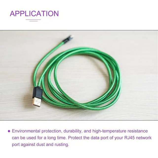 Alt view image 2 of 5 - 10 Pack 6.5x2.3mm Silicone Micro USB Anti-Dust Plug Female Ports Stopper Cap Cover Protector, Clear