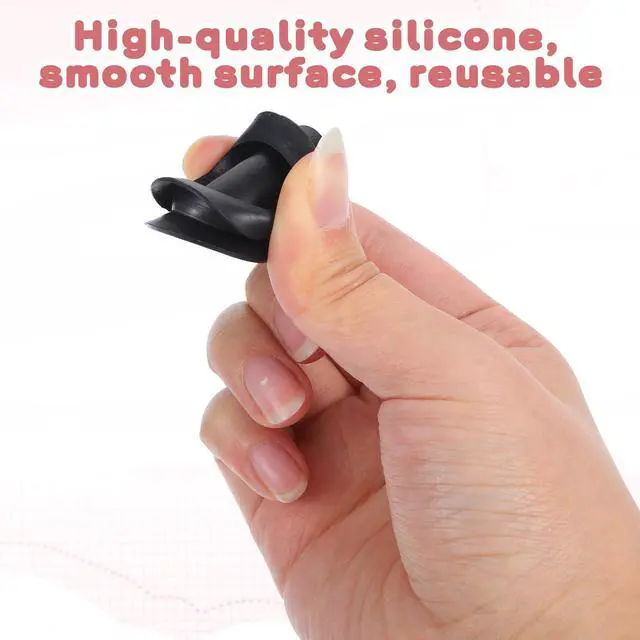 Alt view image 3 of 7 - 10 Pcs Piggy Bank Plug, Outer Diameter 1.45 Inch Silicone Stopper Black Round Piggy Bank Plug Inner Diameter 1.02 Inch Silicone Stoppers Replacement for Men Women Coin Banks Saving Box
