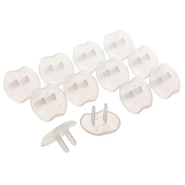 Alt view image 2 of 6 - Plastic Baby Safety Outlet Plug Covers - 12 Pack - Outlet Covers Baby Proofing