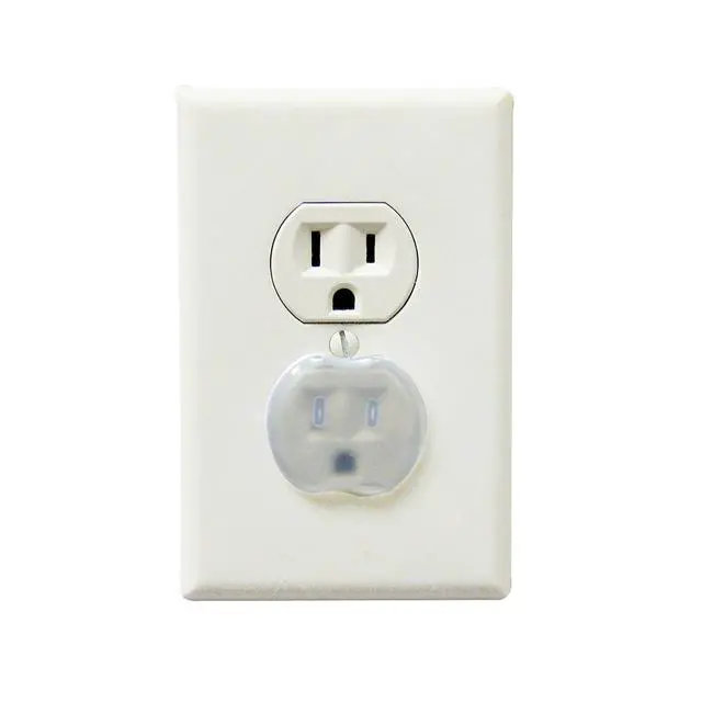 Alt view image 6 of 6 - Plastic Baby Safety Outlet Plug Covers - 12 Pack - Outlet Covers Baby Proofing