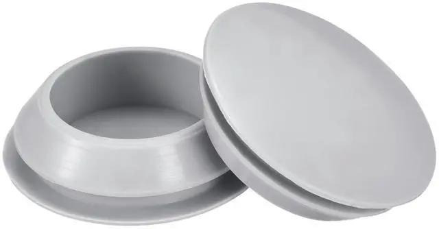 Main image of 3 Pcs Silicone Plugs, Rubber Round Snap in Locking Hole Plugs for 28-30mm Hole, Hole Stoppers Waterproof Hole Plug for Metal Tube, Furniture End Caps Inserts, Gray