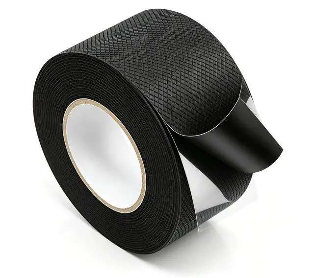 Alt view image 6 of 7 - Black Rubber Grip Tape 2 Inch, 16.5Ft, Non-Abrasive Waterproof Anti Slip Tape, Strong Adhesive Non Slip Tape for Handles, Cushion Pad for Indoor & Outdoor, Making Surfaces Safer
