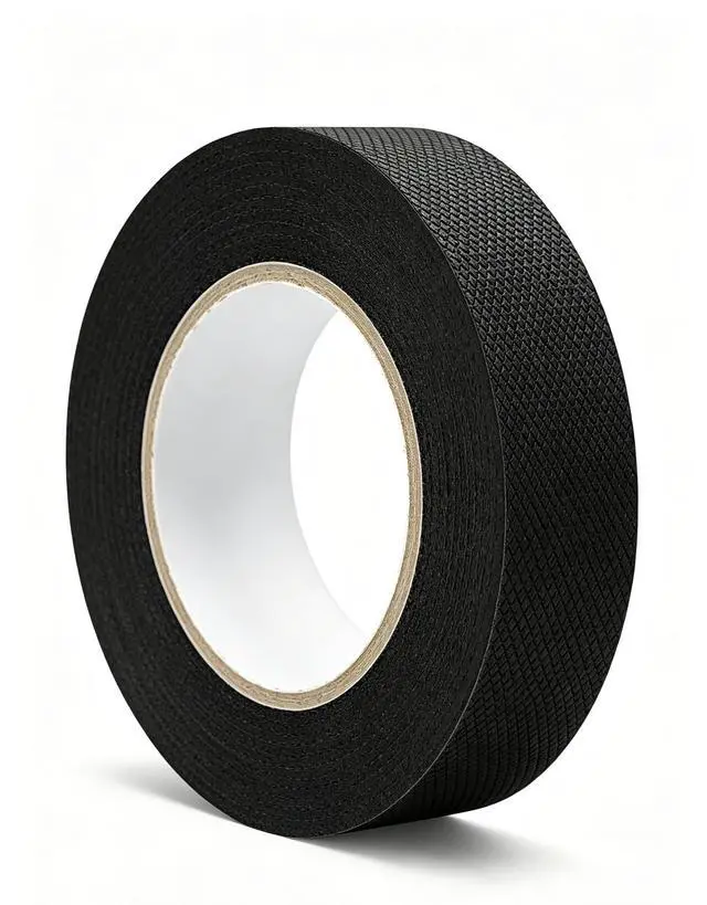 Alt view image 7 of 7 - Black Rubber Grip Tape 1 Inch, 16.5Ft, Non-Abrasive Waterproof Anti Slip Tape, Strong Adhesive Non Slip Tape for Handles, Cushion Pad for Indoor & Outdoor, Making Surfaces Safer