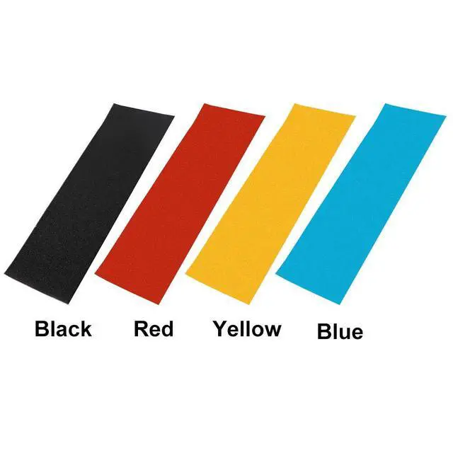 Alt view image 2 of 7 - Anti Slip Grip Tape, 9 × 33 inch Skateboards Sticker Waterproof Outdoor Grip Tape for Stairs Skateboards Scooters, Easy to Cut(Red)