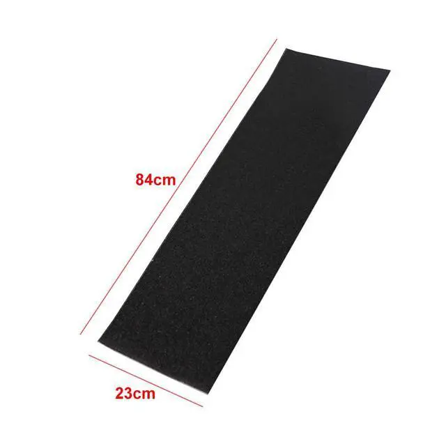Alt view image 3 of 7 - Anti Slip Grip Tape, 9 × 33 inch Skateboards Sticker Waterproof Outdoor Grip Tape for Stairs Skateboards Scooters, Easy to Cut(Red)