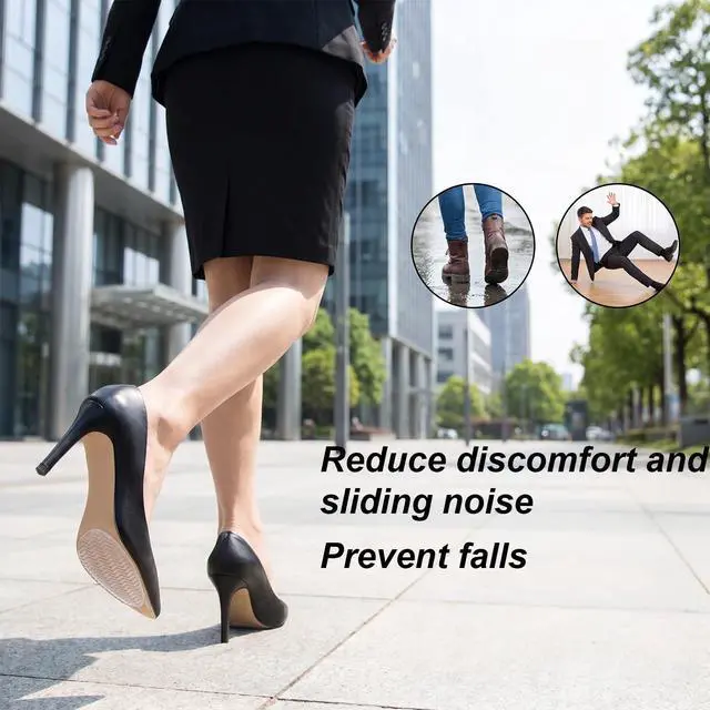 Alt view image 2 of 7 - 5 Pairs Non-Slip Shoe Pads & 5 Pairs Heel Anti-wear Sticker,