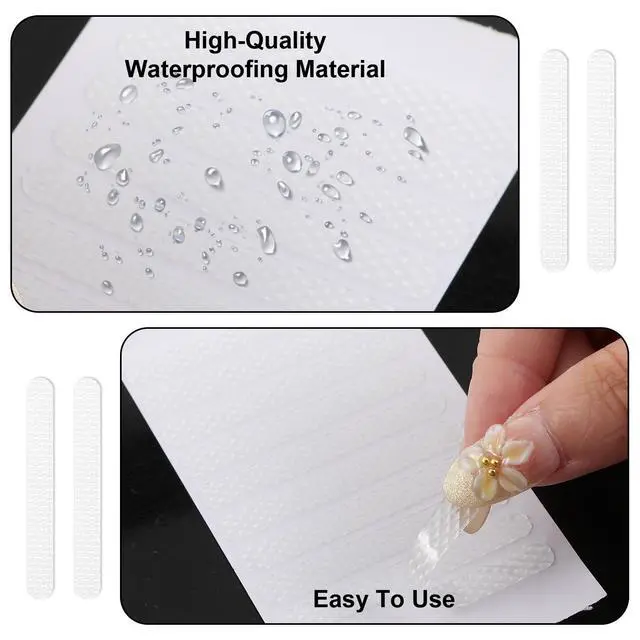 Alt view image 3 of 7 - 96 PCS Phone Grip Tapes Adhesive Grippy Bumper Frame Stickers Anti-Slip Pre-Cut Strips Kit Waterproof for Cellphone Controller Mouse Laptop Tablet Gaming Cases Black Clear