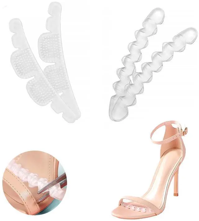 Main image of Invisible Anti-Slip Heel Foot Cushion Pads Stickers,Non-Slip Forefoot Strips Sticker Adjustable & Self-Adhesive Women Sandals high Heels Stickers (2 Pairs)