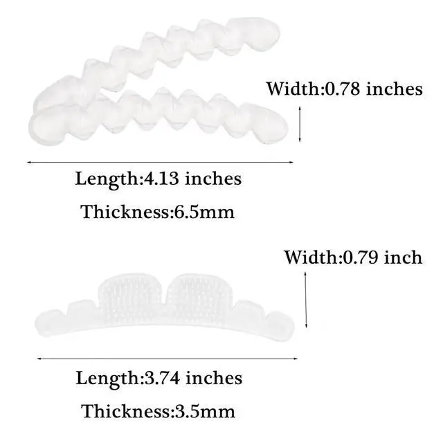 Alt view image 2 of 7 - Invisible Anti-Slip Heel Foot Cushion Pads Stickers,Non-Slip Forefoot Strips Sticker Adjustable & Self-Adhesive Women Sandals high Heels Stickers (2 Pairs)