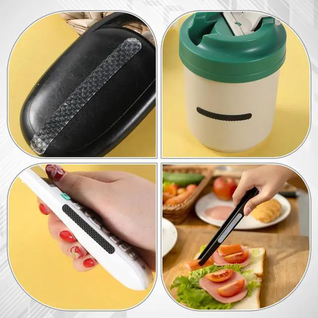 Alt view image 7 of 7 - 40 Pcs Phone Grip Tape Non Slip Side Grip for Phone Case Adhesive Grippy Bumper Frame Rubber Stickers Non Slip for Phones Case Tablet Computer