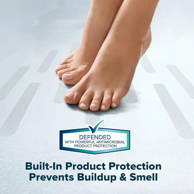 Alt view image 4 of 7 - Adhesive Anti-Slip Safety Treads, Non Slip Shower Stickers, Reliable Grip for Bathtubs, Showers, Pools, Boats, Stairs & More, Safety Stickers (12 Pack, 7.5 x 0.75, Clear)