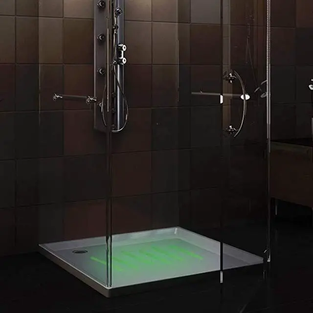 Alt view image 4 of 7 - Bathtub Non Slip Stickers Luminous Shower Mats for Showers Anti Slip Bath Tub Stickers with Scraper,Adhesive Showers Treads Slip Strip for Bath,Boats,Stairs,Swimming Pools,Health Clubs-24 Pcs