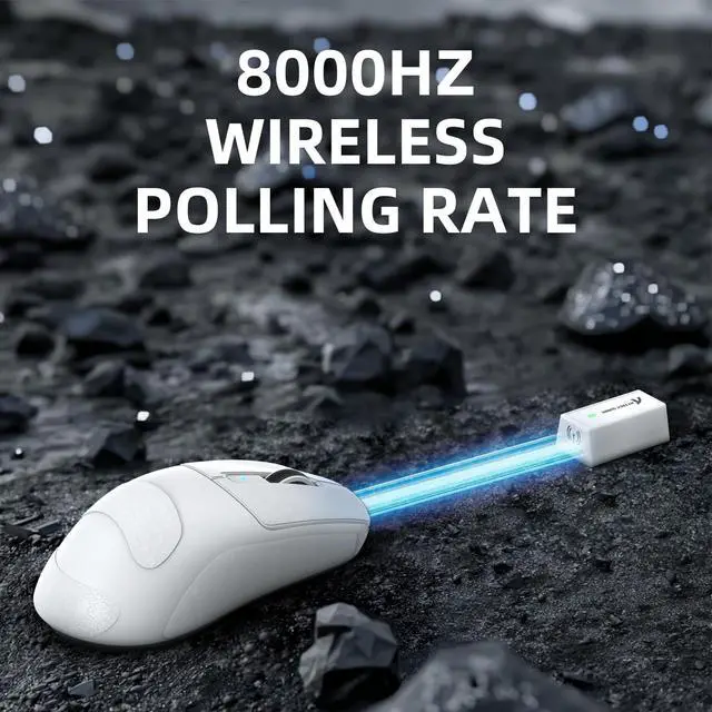 Alt view image 6 of 7 - Attack Shark R6 Wireless Gaming Mouse Anti-Slip Sticker, Mouse Anti Slip Grip Tape Skins for Sweat Resistant, Elastics Refined Side Grips, Easy to Apply, Ultra-Thin 0.5mm (0.02in) - White