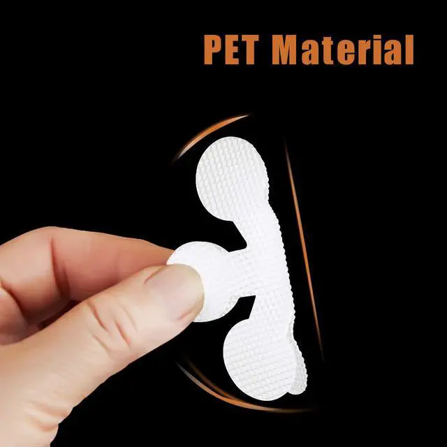 Alt view image 2 of 6 - Bathtub Stickers Non-Slip, 12 PCS White Safety Shower Treads Adhesive Appliques with Premium Scraper