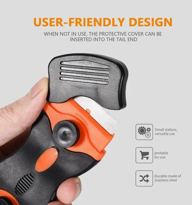 Alt view image 2 of 7 - Multi functional cleaning shovel tool, ergonomically designed, suitable for paint scrapers on glass, stickers, tones, stickers, labels, sealants, adhesives