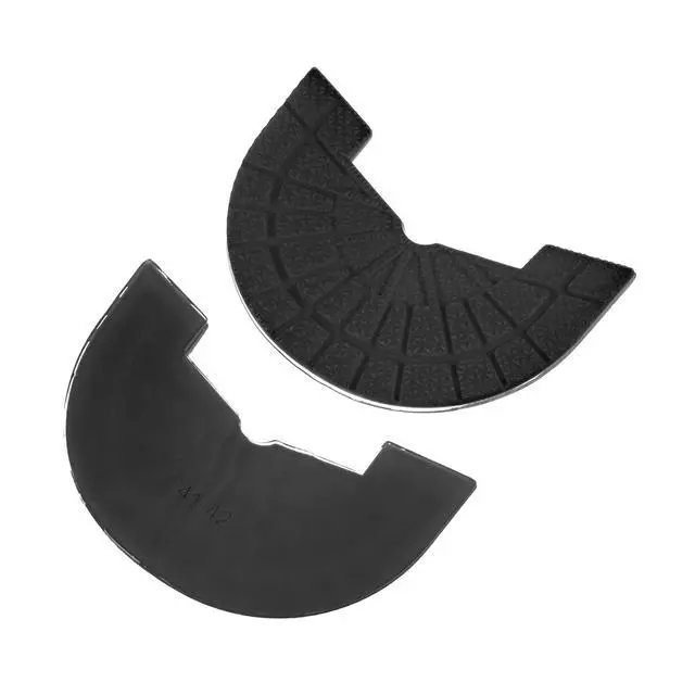 Alt view image 3 of 6 - 1pair Shoe Sole Protector for Sneakers Size 8-8.5 Non Slip Pad Heel Plates Repair for Men and Women, Black