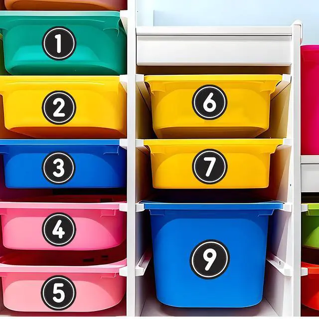 Alt view image 5 of 6 - 36PCS Number Spot Markers Stickers 36PCS Number Stickers Classroom Decoration, Repositionable Vinyl Floor Numbers, Line Up Spots for Classroom Floor, Preschool, Daycare, PE, Activities (Black)