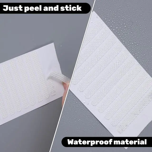 Alt view image 5 of 7 - 40 Pcs Transparent Phone Grip Tape, Anti Slip Strips Adhesive Non Slip Side Stickers for Cell Phones Tablet Cases Gaming Controllers