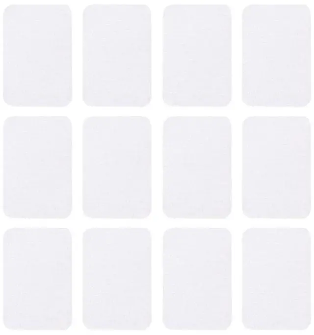 Main image of 30-Pack Carpet Anti-Slip Patch Hook and Loop Rug Stickers 2.36 X 1.57 in Tape for Hardwood Tile Floors Living Room Bedroom Bathroom Anti-Curling Fixation