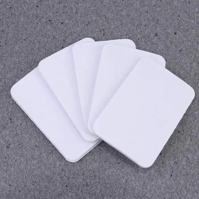 Alt view image 3 of 7 - 30-Pack Carpet Anti-Slip Patch Hook and Loop Rug Stickers 2.36 X 1.57 in Tape for Hardwood Tile Floors Living Room Bedroom Bathroom Anti-Curling Fixation