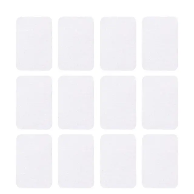 Alt view image 7 of 7 - 30-Pack Carpet Anti-Slip Patch Hook and Loop Rug Stickers 2.36 X 1.57 in Tape for Hardwood Tile Floors Living Room Bedroom Bathroom Anti-Curling Fixation