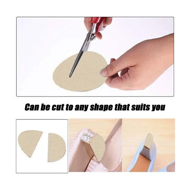 Alt view image 7 of 7 - Non Slip Shoe Pads Shoe Grips on Bottom of Shoes Silica Gel Anti Slip Grips for Shoes Self-Adhesive Shoe Sole Protectors for Man Women, Noise Reduction, Easy to Use (2 Beige)