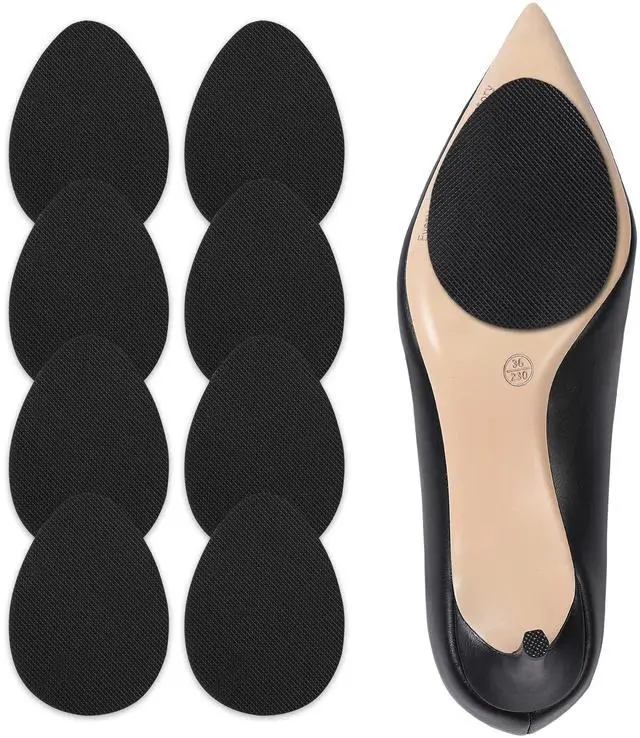 Main image of Non Slip Shoe Pads Grips for Bottom of Shoes, Premium Silicone Self Adhesive Anti Slip Shoe Grips Stickers, High Heels Non Skid Sole Protectors