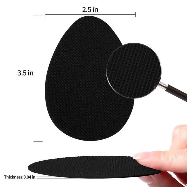 Alt view image 4 of 6 - Non Slip Shoe Pads Grips for Bottom of Shoes, Premium Silicone Self Adhesive Anti Slip Shoe Grips Stickers, High Heels Non Skid Sole Protectors