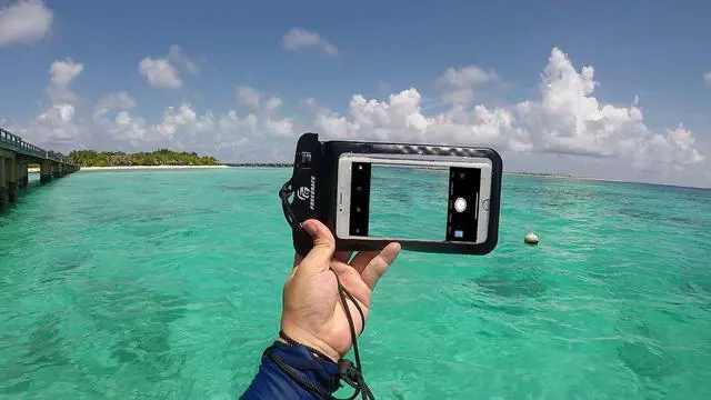 Alt view image 2 of 6 - GinNini Premium Waterproof Pouch Set with Neck Strap - Best Way to Keep Your Phone and Valuables Dry and Safe - Perfect for Boating Swimming Snorkeling Kayaking Beach Water Parks(Phone Case 1 Pack)