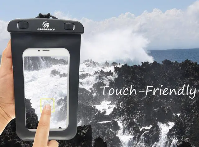 Alt view image 4 of 6 - GinNini Premium Waterproof Pouch Set with Neck Strap - Best Way to Keep Your Phone and Valuables Dry and Safe - Perfect for Boating Swimming Snorkeling Kayaking Beach Water Parks(Phone Case 1 Pack)