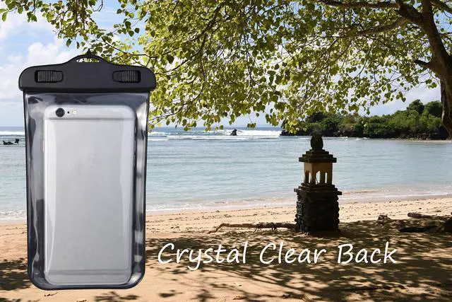 Alt view image 5 of 6 - GinNini Premium Waterproof Pouch Set with Neck Strap - Best Way to Keep Your Phone and Valuables Dry and Safe - Perfect for Boating Swimming Snorkeling Kayaking Beach Water Parks(Phone Case 1 Pack)