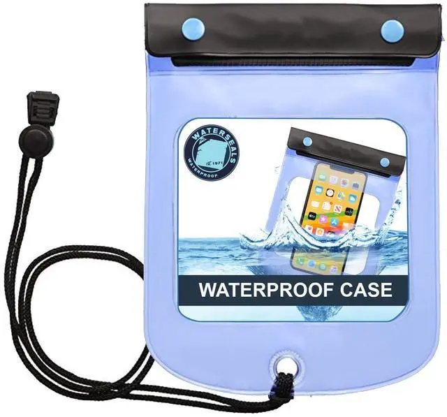 Main image of Triple Seal Waterproof Pouch + Dry Bag for Cell Phone or Tablet, Great for Kayak, Canoe, Pool, Beach, Large (7.5X6.5)