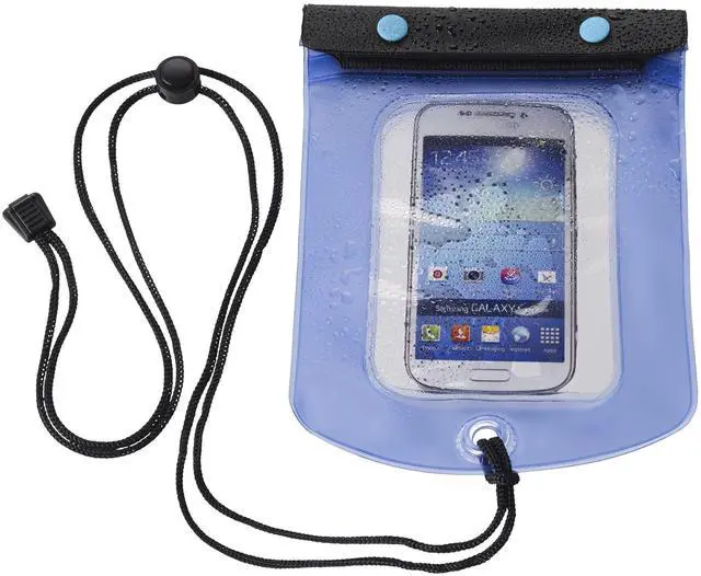 Alt view image 2 of 4 - Triple Seal Waterproof Pouch + Dry Bag for Cell Phone or Tablet, Great for Kayak, Canoe, Pool, Beach, Large (7.5X6.5)