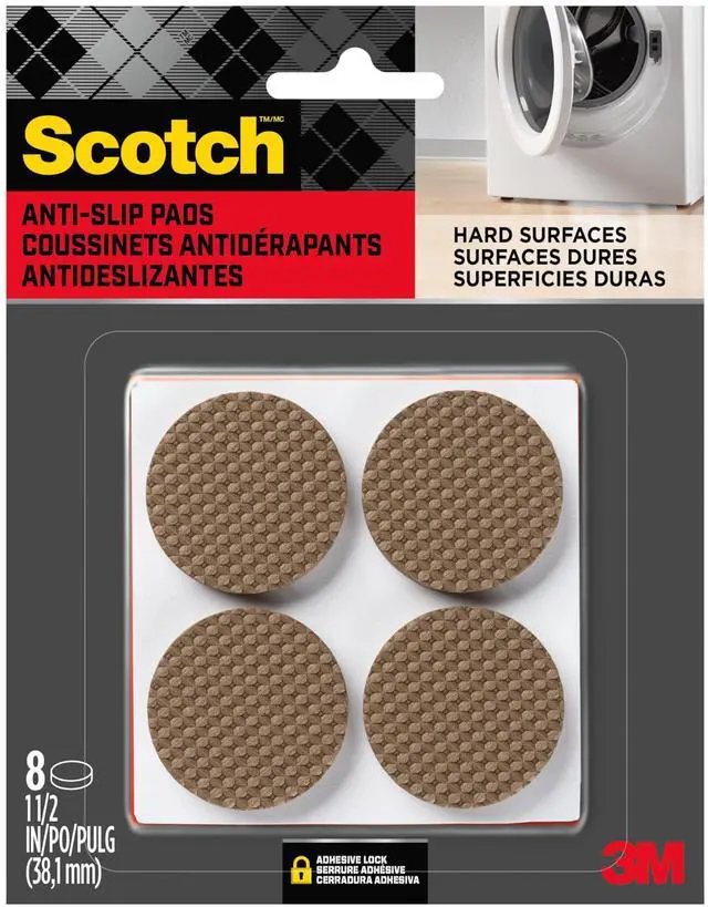 Main image of SP940 051141598079 Gripping Pads, 1.5', Brown, 8 Count