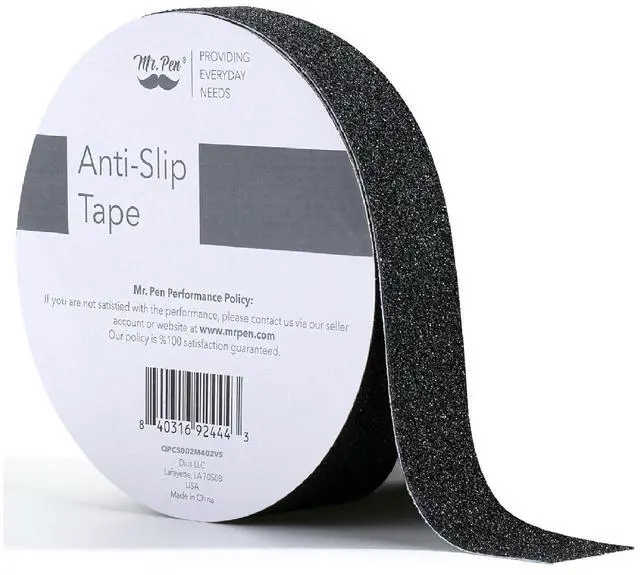 Main image of Anti Slip Tape, 1 Inch x 20 Feet, Black, Non Skid Tape for Stairs