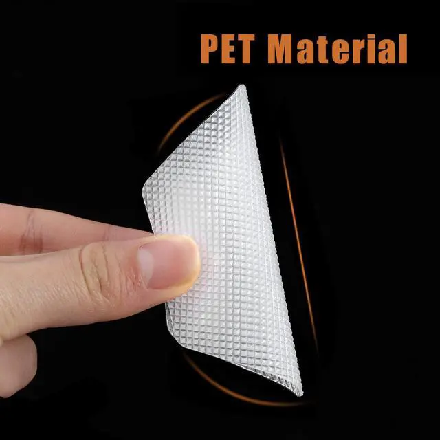 Alt view image 3 of 6 - Original 24 PCS Bathtub Stickers Non-Slip, Hexagon Safety Shower Treads Adhesive Appliques with Premium Scraper