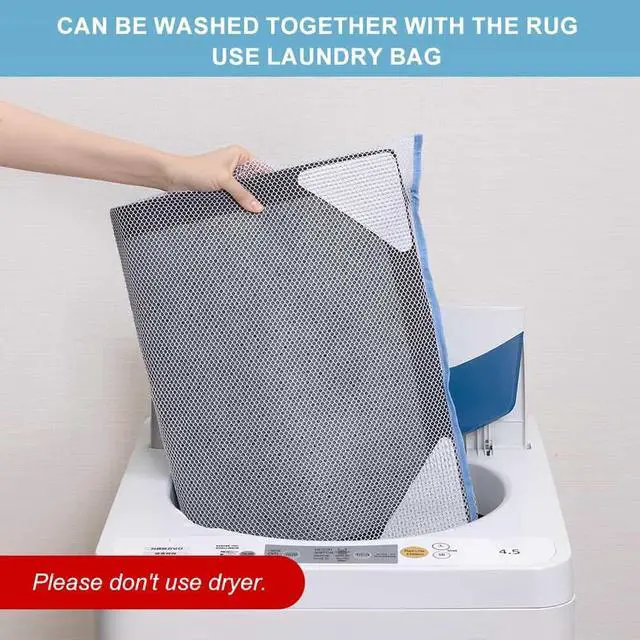 Alt view image 6 of 7 - Rug Pads Gripper, Anti Slip Carpet Grippers for Vinyl Floors, Area Rug Pad Grippers Extra Sticky on Tile, Non-Slip Rug Pads Stopper for Hardwood Floor Rug Tape Stickers 12x12cm 4 Pieces
